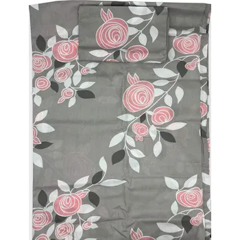 Povlečení Fashion 4-dílné bavlněné šedé povlečení 01 Barva: Šedá, rozměr: 140x200 + 70x90