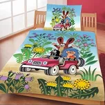 Matějovský povlečení bavlna Krtek v autě 140x200, 70x90 cm