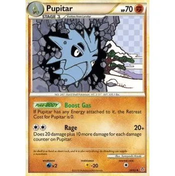 Sběratelská karetní hra Pokémon UL 038/095 Pupitar - Unleashed Stav: Excellent, Verze: NORMAL