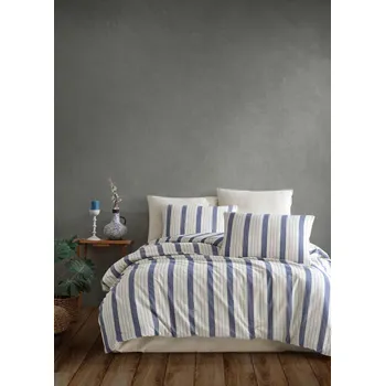 Povlečení Povlečení PURE NATURAL BLUE 140x200 cm