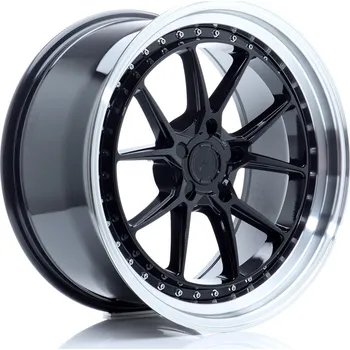 Alu kolo Japan Racing JR39 19x9,5 ET15-35 5H BLANK Glossy Černá w/Machined Lip