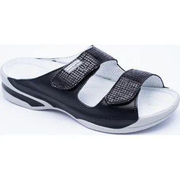 Dámská zdravotní obuv MEDISTYLE JUSTÝNA 3J-E16 zdravotní pantofel černý, černá - 40