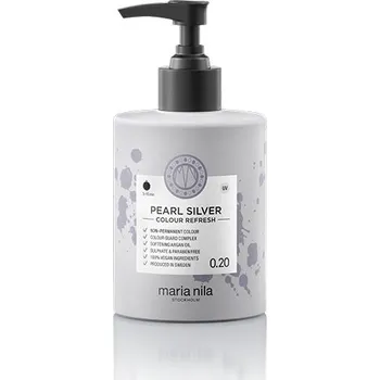 Vlasová regenerace Barvící maska neutralizují žluté a zlatavé tóny Maria Nila Colour Refresh Pearl Silver 0.20 300 ml Objem: 300ml