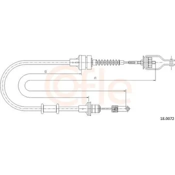 Spojkové lanko Spojkové lanko COFLE 18.0072