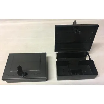 Hubení hlodavce Deratizační stanička plastová s přepážkou na myší