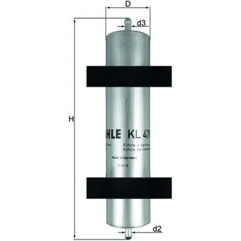 Palivový filtr palivovy filtr KNECHT KL 478