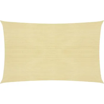 Stínicí technika Petrashop Plachta proti slunci 160 g/m² béžová 2 x 4,5 m HDPE Béžová311120