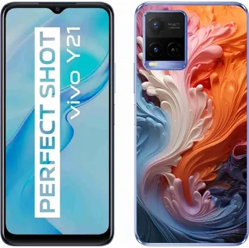 Pouzdro na mobilní telefon Gelový kryt mmCase na Vivo Y21/Y21s/Y33s - abstraktní motiv 8