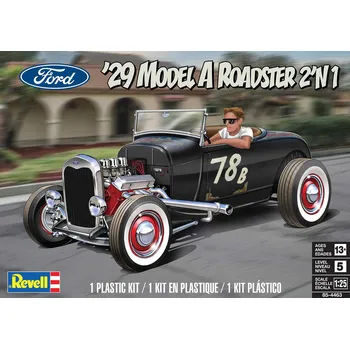Plastikový model Plastic ModelKit MONOGRAM auto 4463 - 29 Ford Model A Roadster 2 in 1 (1:25)