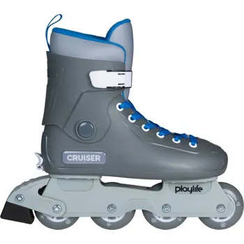 Kolečkové brusle Dětské kolečkové brusle Playlife Cruiser Grey ADJ., 4x, 64, 31-34 Powerslide