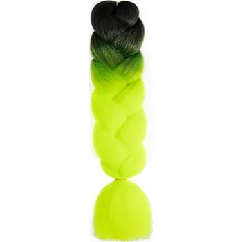 Ozdoba do vlasů Carla Syntetické vlasy do copánků Phaethophi černo-žlutá One size