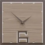 Hodiny CalleaDesign 10-004-85 Breath 30 cm černý ořech