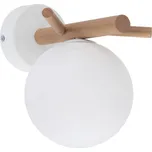 TK Lighting Sheron nástěnné svítidlo 1x6 W bílá-dřevo 5307