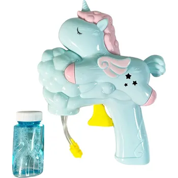 Bublifuk DQ Bublifuková pistole jednorožec tyrkysová