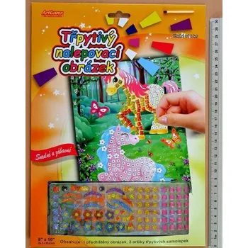 kreativní sada Třpytivý nalepovací obrázek Pejsci