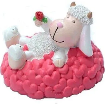 Silikonová forma - Ovečka Love 65 x 55 x 45 mm