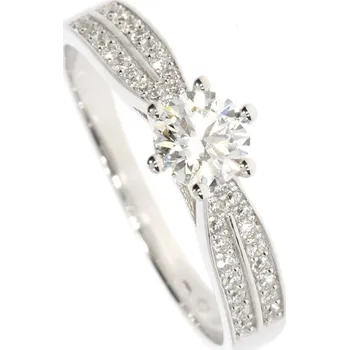 Prsten Zlatnictví Helios Zásnubní prsten s Laboratorními Diamanty