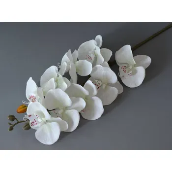 umělá květina Umělé květiny - Orchidej bílo-zelená