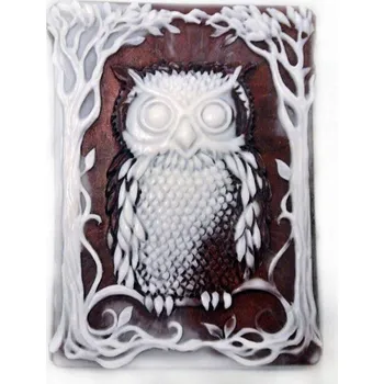 Silikonová forma - mýdlo Sovička 54 x 74 x 25 mm