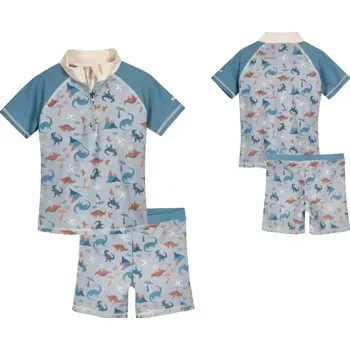 Dívčí plavky Playshoes dětské plavky koupací komplet dinosaurus