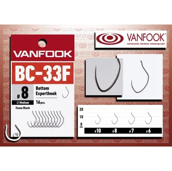 Rybářský háček Přívlačové rybářské háčky Vanfook BC-33 F - vel. 8