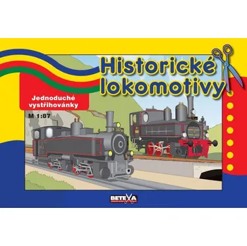 omalovánky Papírová vystřihovánka - HISTORICKÉ LOKOMOTIVY