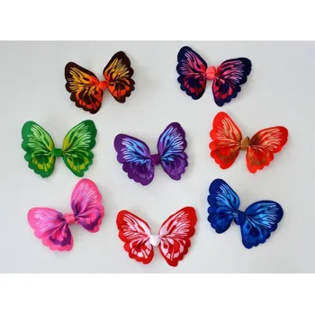 Textilní dekorace 3D - Motýl 3 ks