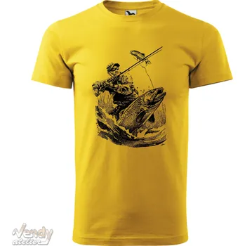 Tričko - Rybář Barva: Žlutá (04), Velikost: 122 cm/6 let, Střih: Pánské