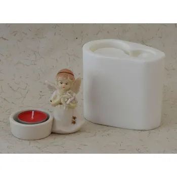 Silikonová forma - svícen Andělka 98 x 56 x 84 mm