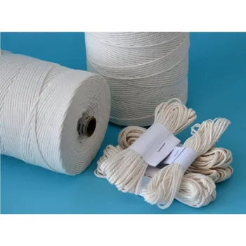 Svíčka Knot plochý pro parafínové svíčky do prům. 40 mm F2 balení 10 m