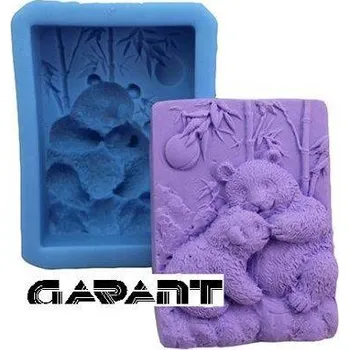 Silikonová forma - mýdlo Panda 97 x 73 x 28 mm