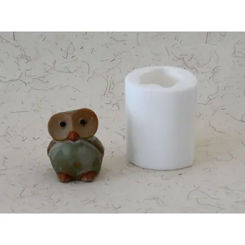 Silikonová forma - Sovička 2 - 45 x 45 x 60 mm