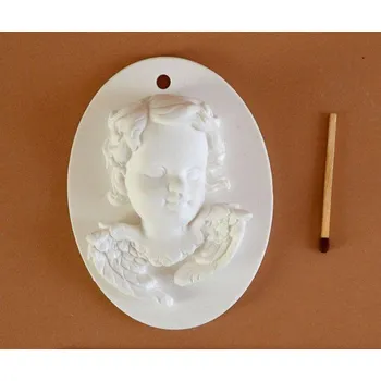 Silikonová forma - Anděl reliéf 80 x 60 mm