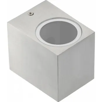 Nástěnné svítidlo Nástěnné svítidlo jednosměrné, TIAGO KW, GU10, MAX. 35 W, IP54, AC 220–240 V, 50/60 Hz, nerez