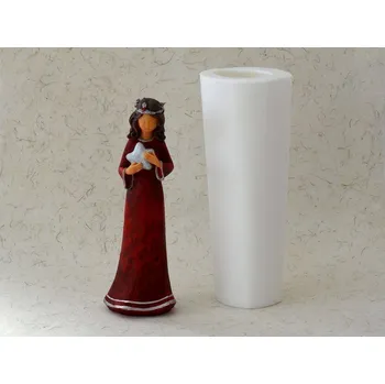 Silikonová forma - Dívka s hvězdou 88 x 73 x 250 mm