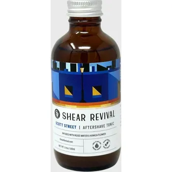 Shear Revival Scott Street Aftershave Tonic Bay Rum & Lime voda po holení 100 ml