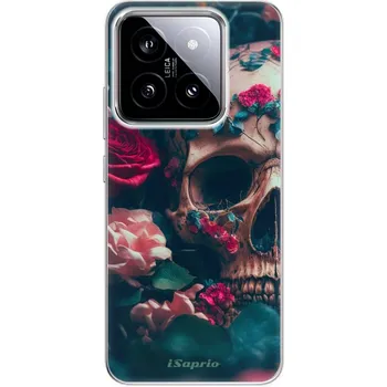 Pouzdro na mobilní telefon Odolné silikonové pouzdro iSaprio - Skull in Roses - Xiaomi 14