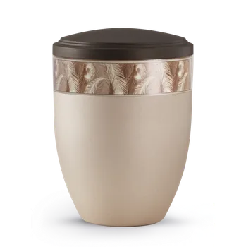 Smuteční dekorace Ekologická urna Papyrus III - Peří