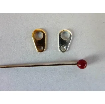 Přívěsek Protikroužek (platlík) k zavírací karabině malý 7 mm stříbrný