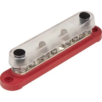 Auto Hi-Fi Napájecí terminál 4-pólový M8, červený - g4-25red