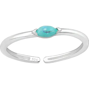 Prsten For Silver Prsten na nohu s imitací opálu- Stříbro 925