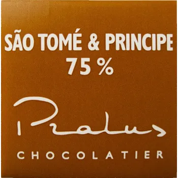 Cukrovinka Francois Pralus miničokoládka Sao Tomé 75% 5g