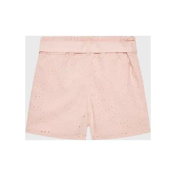 Dámské kraťasy Guess Šortky z materiálu K3GD02 WFBC0 Růžová Regular Fit 2Y