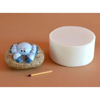 Silikonová forma - Krab na kameni 65 x 58 x 40 mm