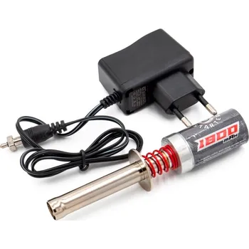 Žhavící koncovka 1800mAh s nabíječem (blistr)