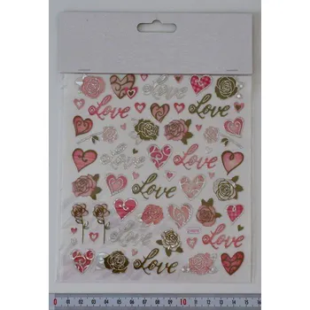 samolepka Samolepky - SRDÍČKA LOVE