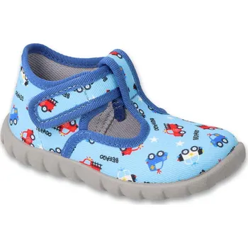 Chlapecké bačkory BEFADO 628P021 18 - chlapecké bačkorky Befado, hasiči Velikost: 21