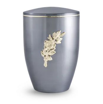 Smuteční dekorace Kovová urna Melina - Růže