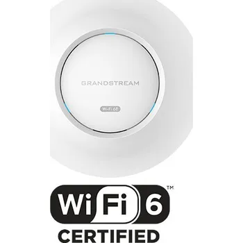Počítač Grandstream GWN7665 AP, Wi-Fi 6E, 802.11ax, Tri-Band 2x2:2 MU-MIMO DL/UL OFDMA, 384 klientů, 48 SSID