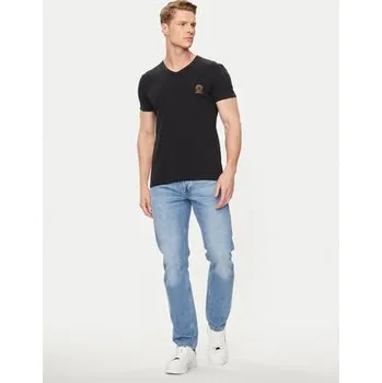 Pánské tričko Versace T-Shirt AUU01004 Černá Regular Fit L
